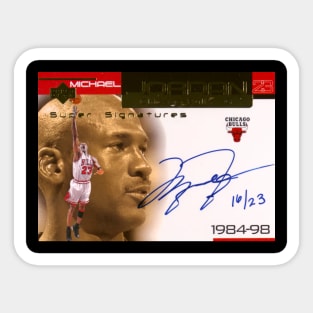 BASKETBALLART -JORDAN CARD 32 Sticker